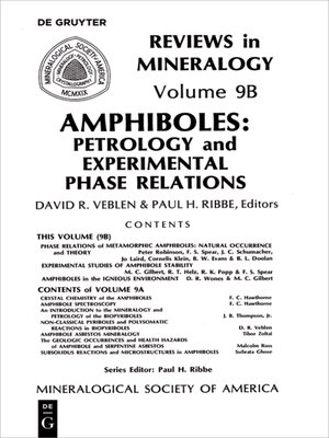 cover image of Amphiboles